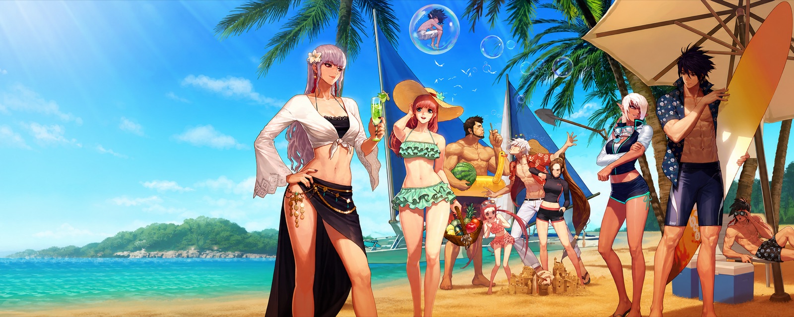 DNF 夏日角色群像